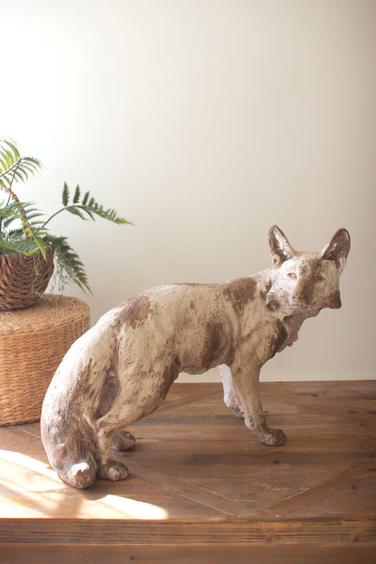 Faux Concrete Fox