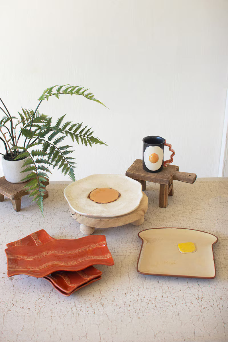 Ceramic Toast Platter