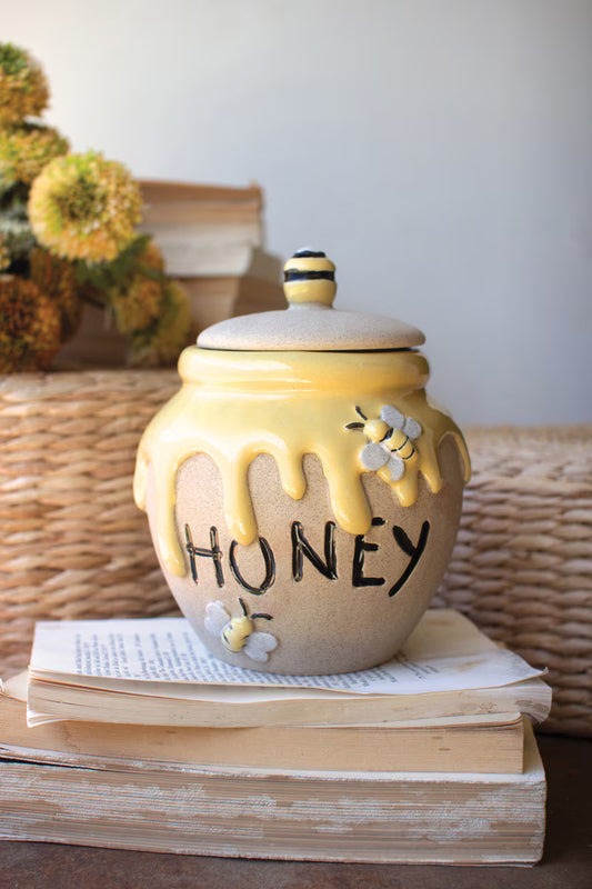 Ceramic Honey Jar