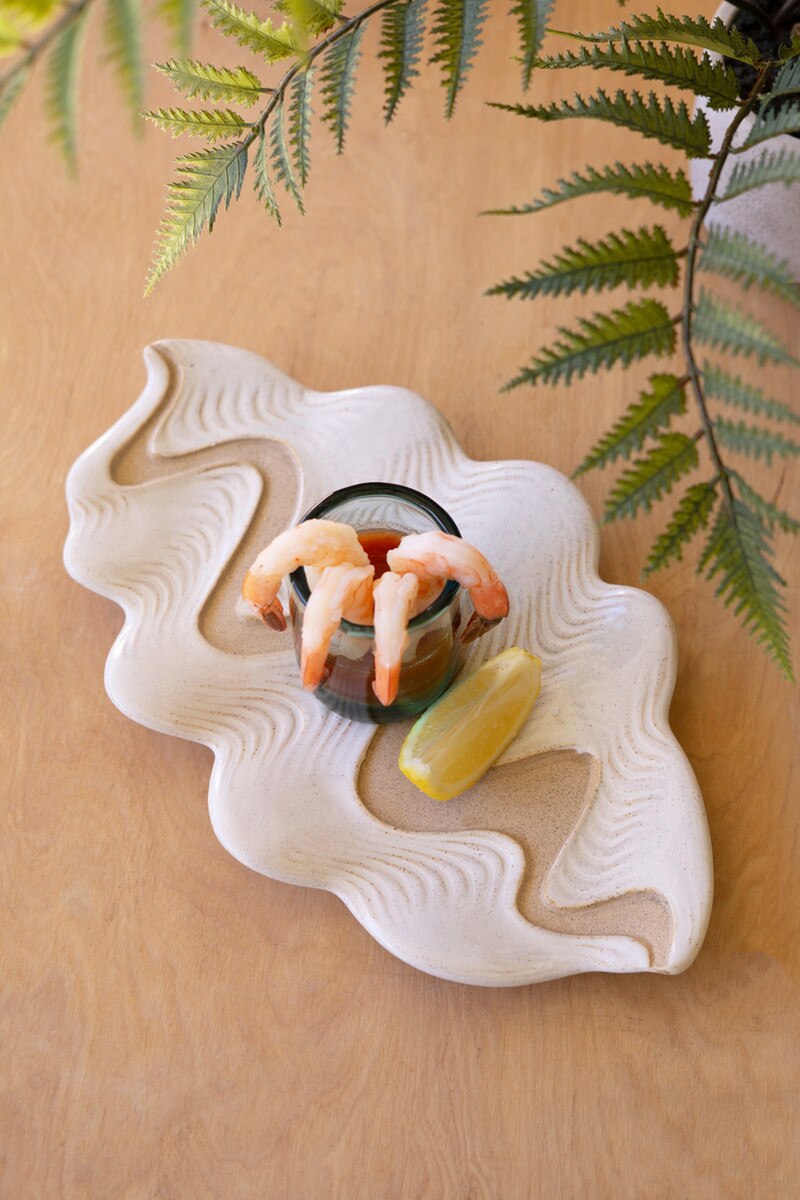 Ceramic Clam Platter