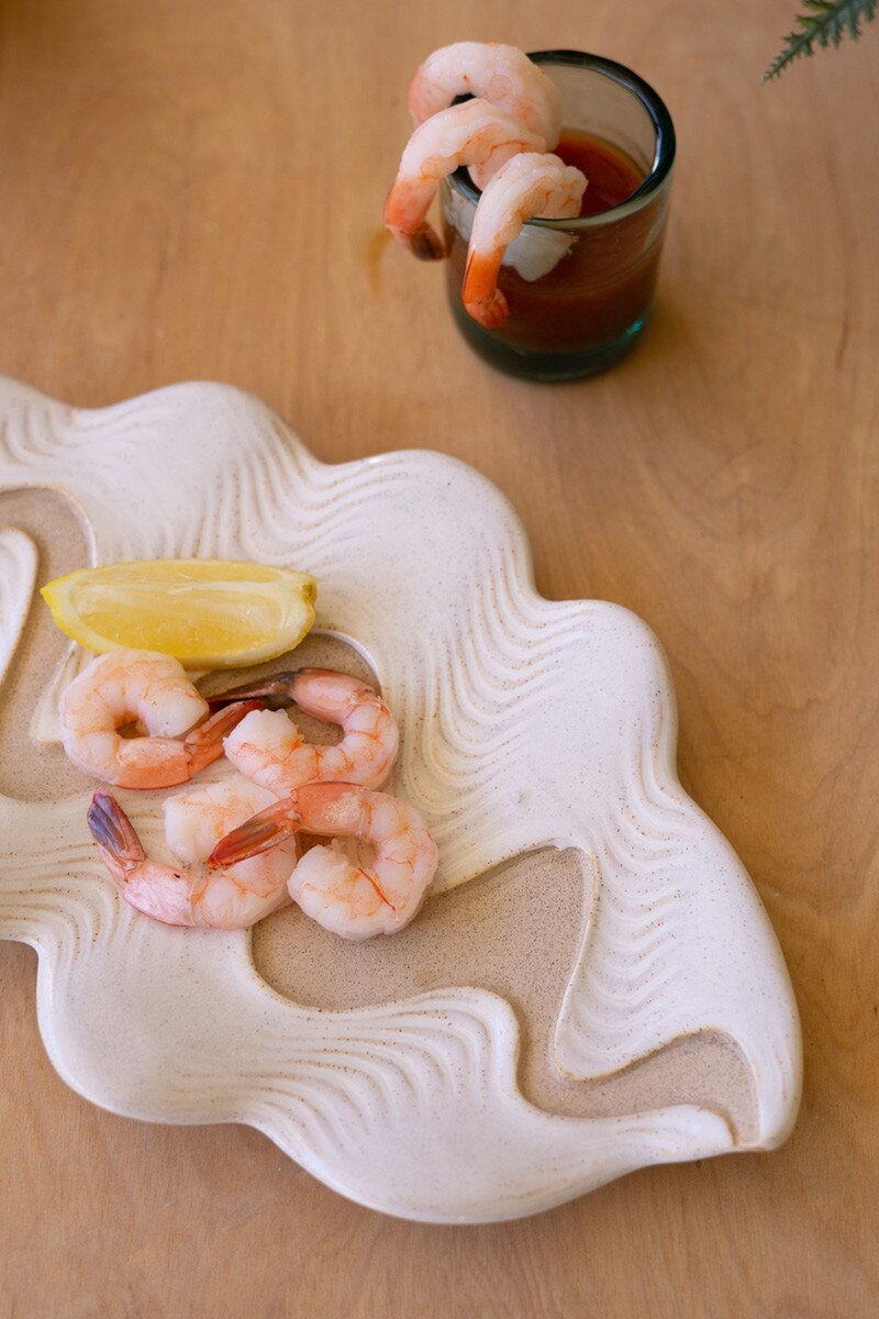 Ceramic Clam Platter