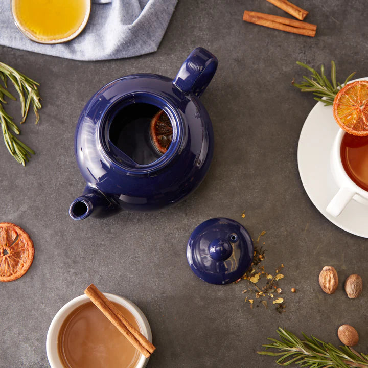 Blue 16oz Stoneware Teapot