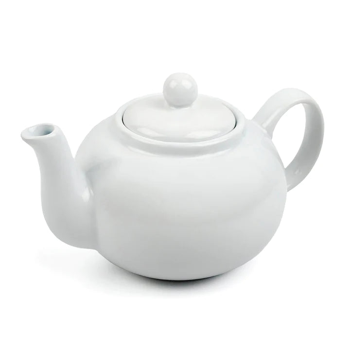 White 16oz Stoneware Teapot