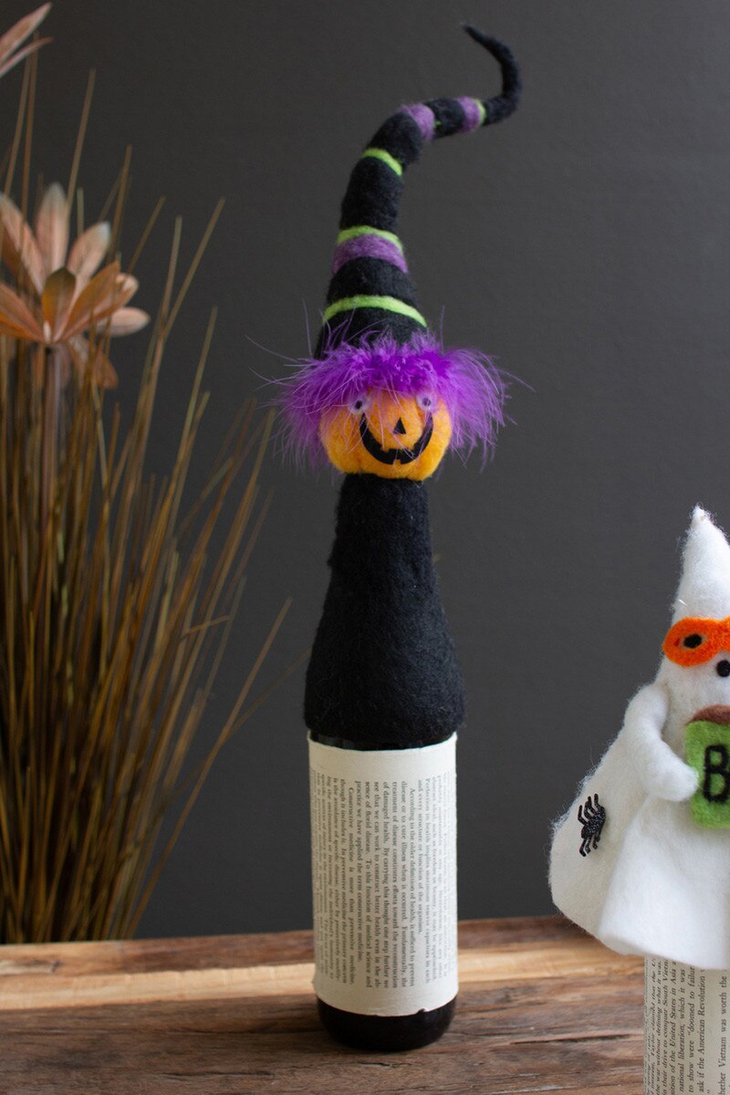 Felt Halloween Bottle Topper