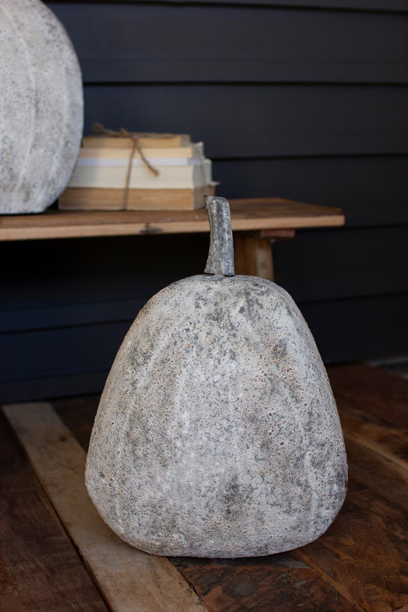 Set of 3 Rustic Metal Pumpkins