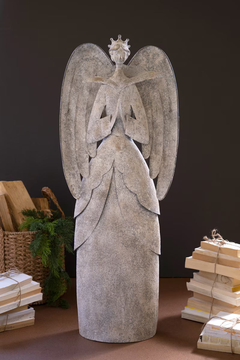 Rustic Metal Christmas Angel