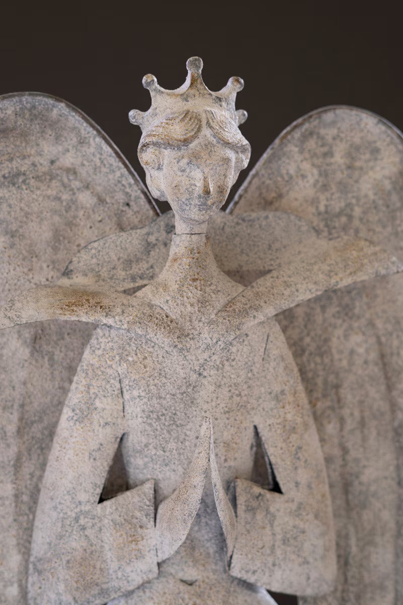 Rustic Metal Christmas Angel