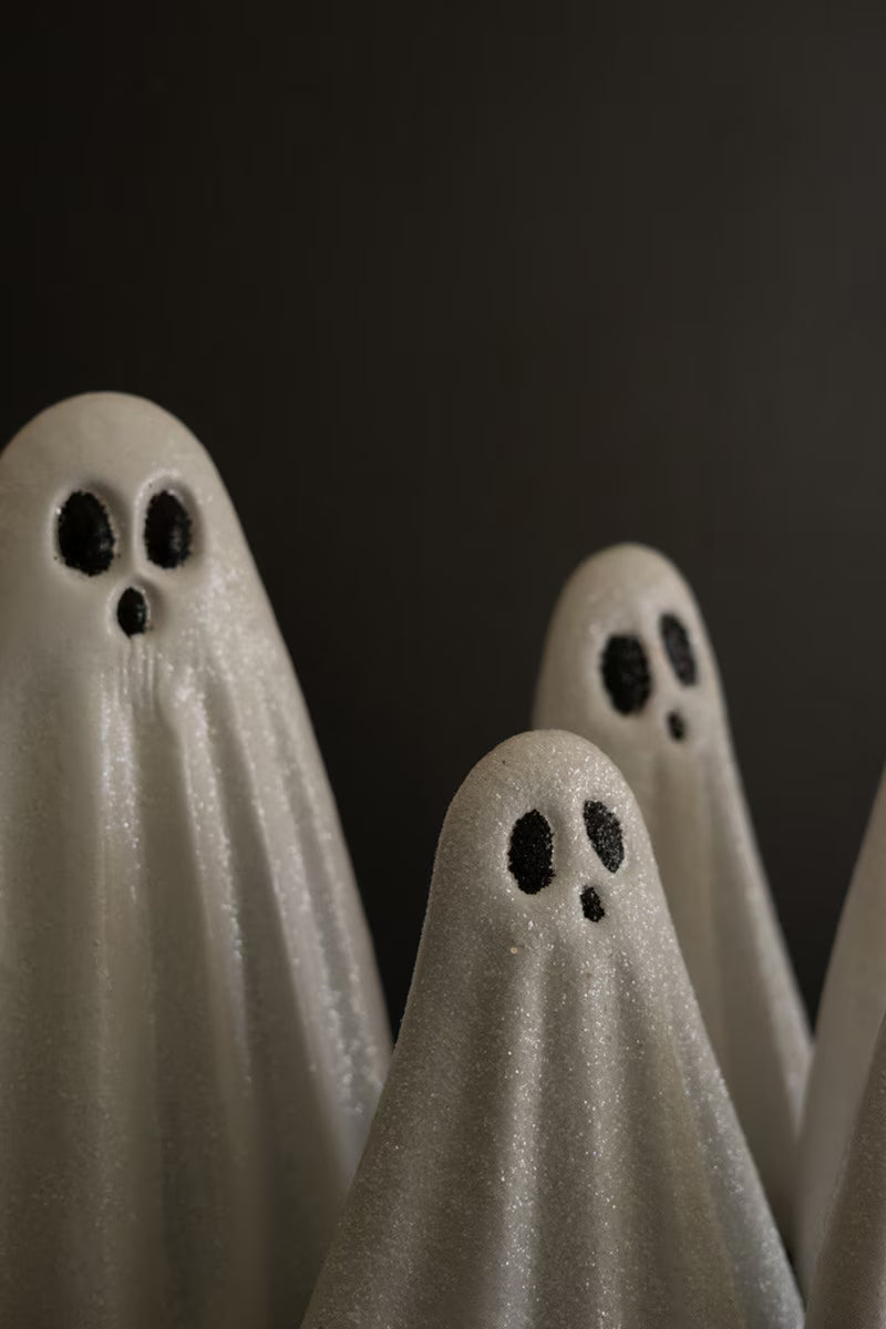 Set of 5 Metal Halloween Ghosts