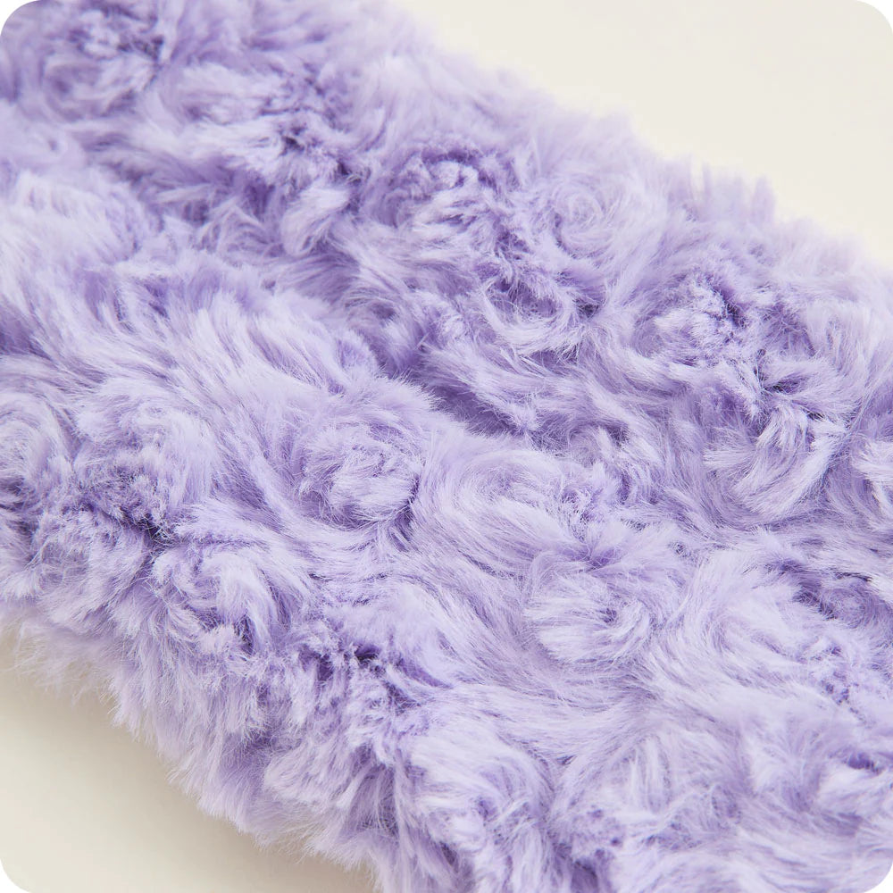 Curly Purple Warmies Neck Wrap