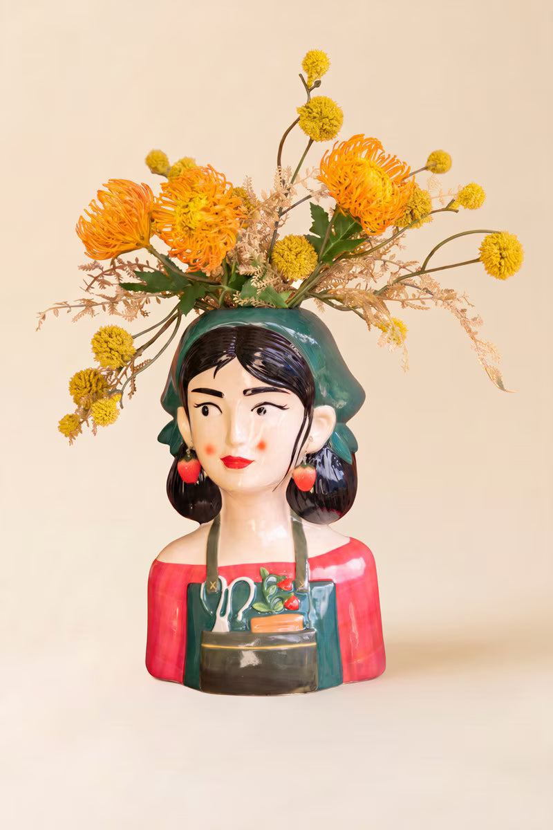 Gardener Vase with Earrings