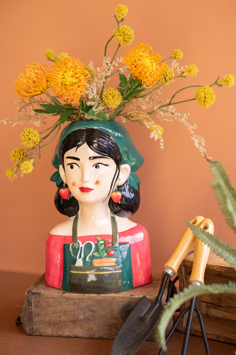 Gardener Vase with Earrings