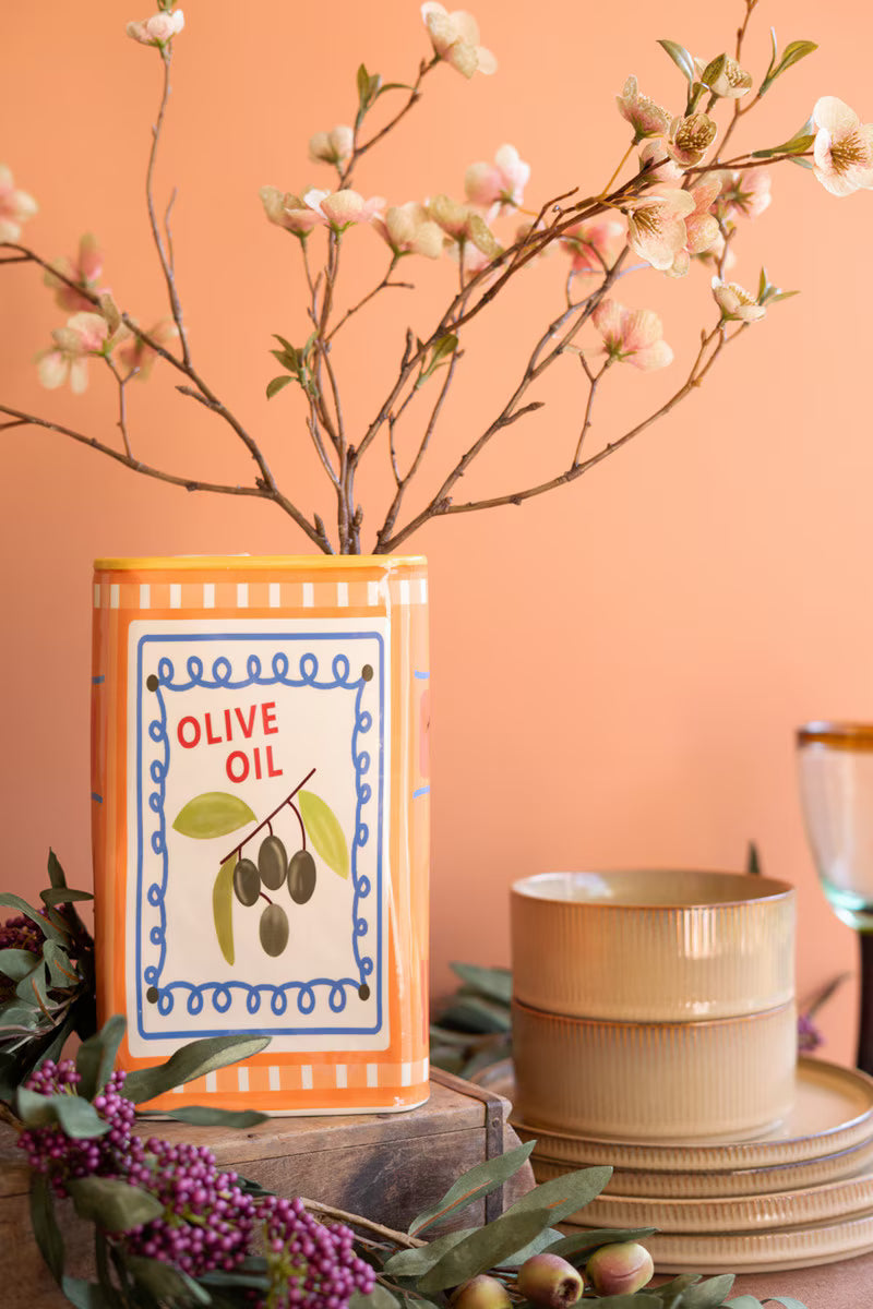 Ceramic Olive Oil Vase