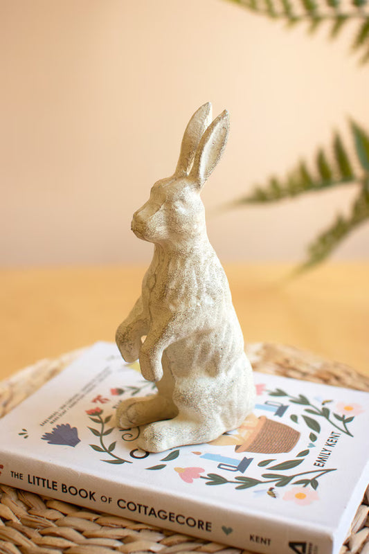 Cast Iron Standing Rabbit
