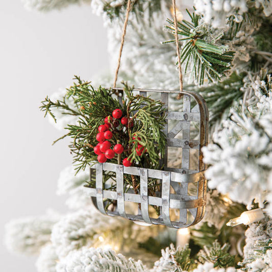 Tobacco Basket Ornament