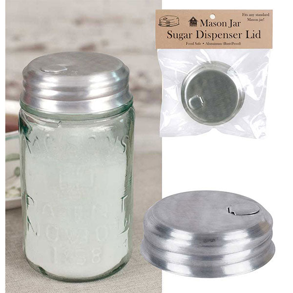 Mason Jar Sugar Pourer Lid
