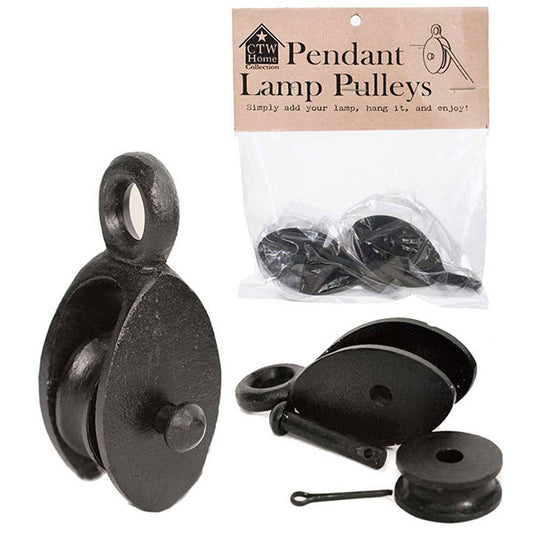 Black Hanging Pulley