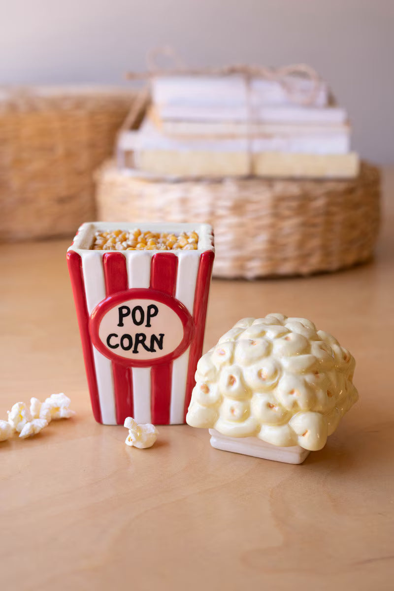 Ceramic Popcorn Canister
