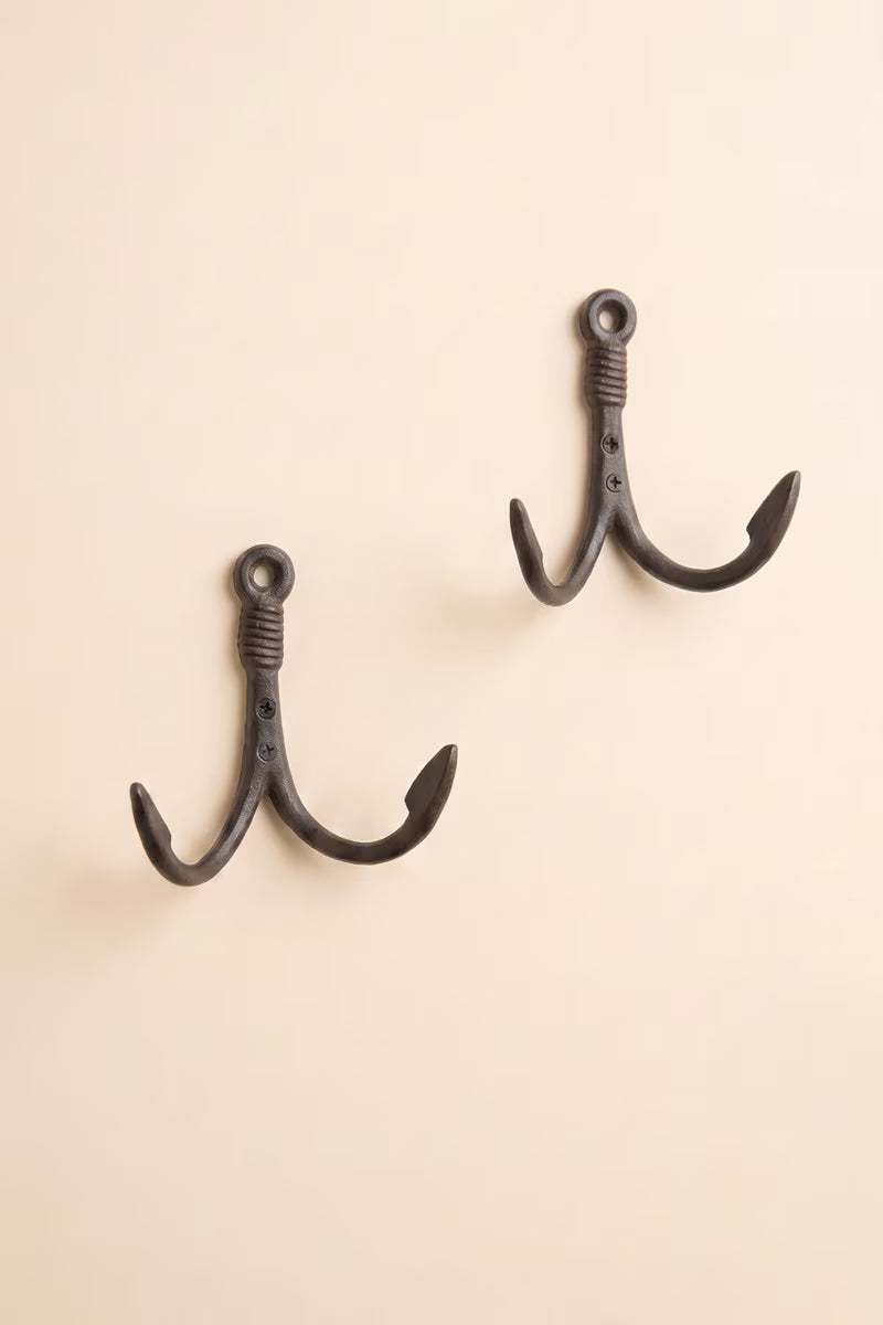 Cast Iron Fishing Hook Hanger
