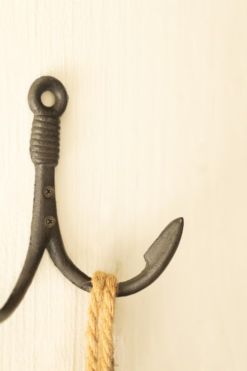 Cast Iron Fishing Hook Hanger