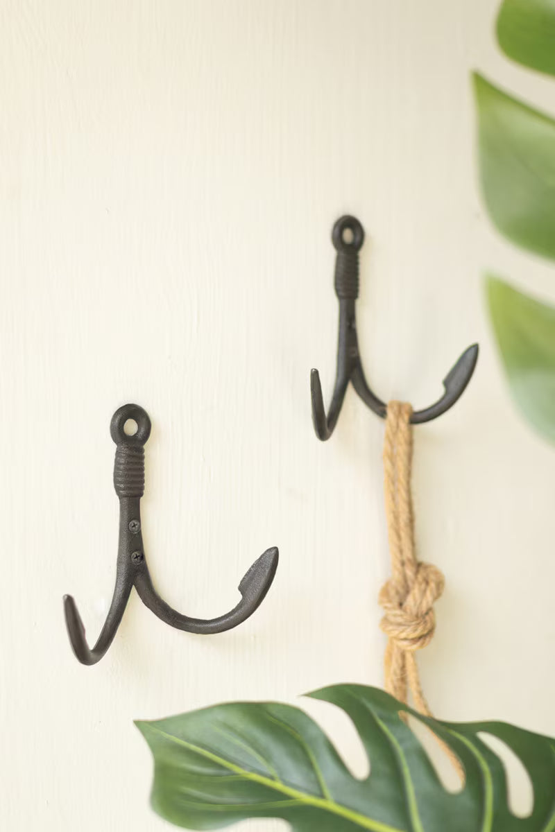 Cast Iron Fishing Hook Hanger