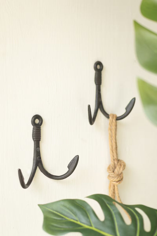 Cast Iron Fishing Hook Hanger