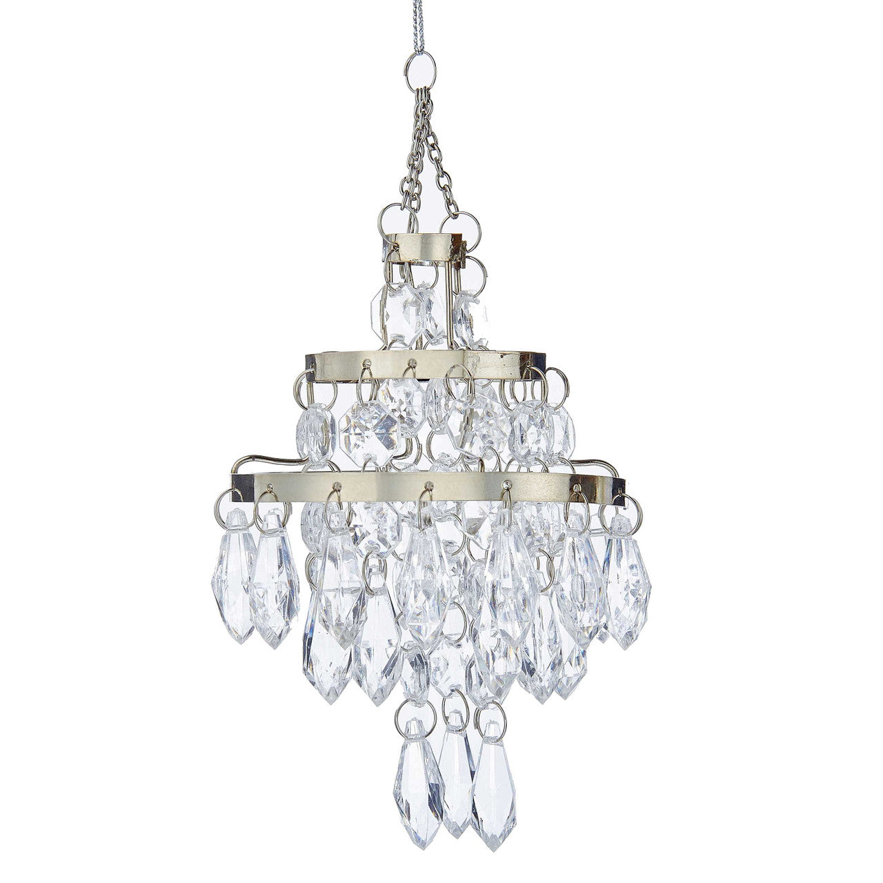 Clear Bead Chandelier Ornament