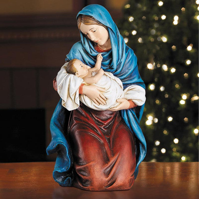 Kneeling Madonna With Child