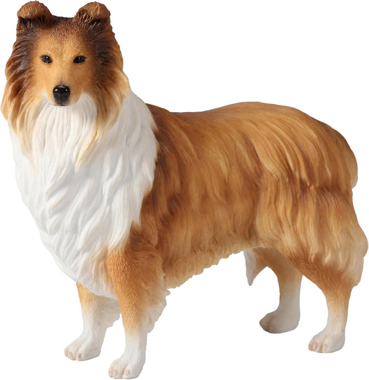 Rough Collie Dog Figurine