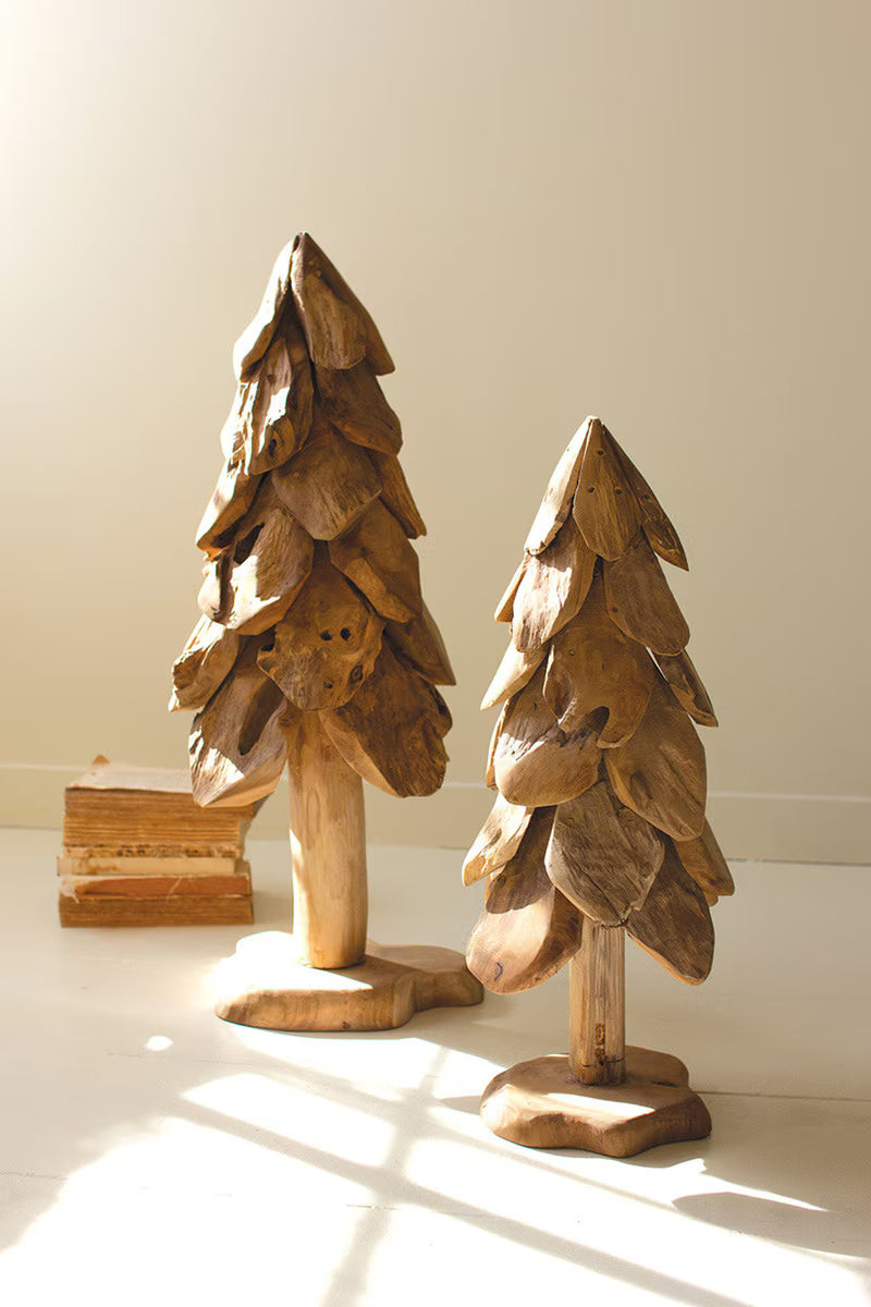 Large Rustic Teak Christmas Tree