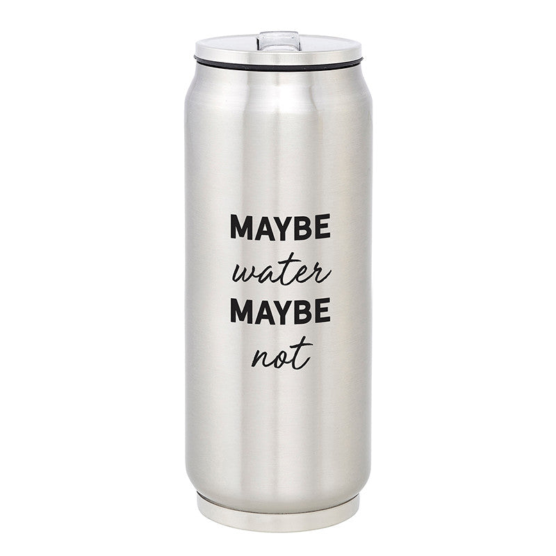 Large Stainless Steel Can Maybe Water