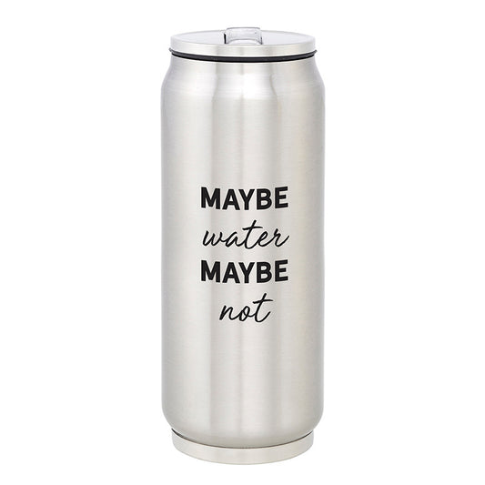 Large Stainless Steel Can Maybe Water