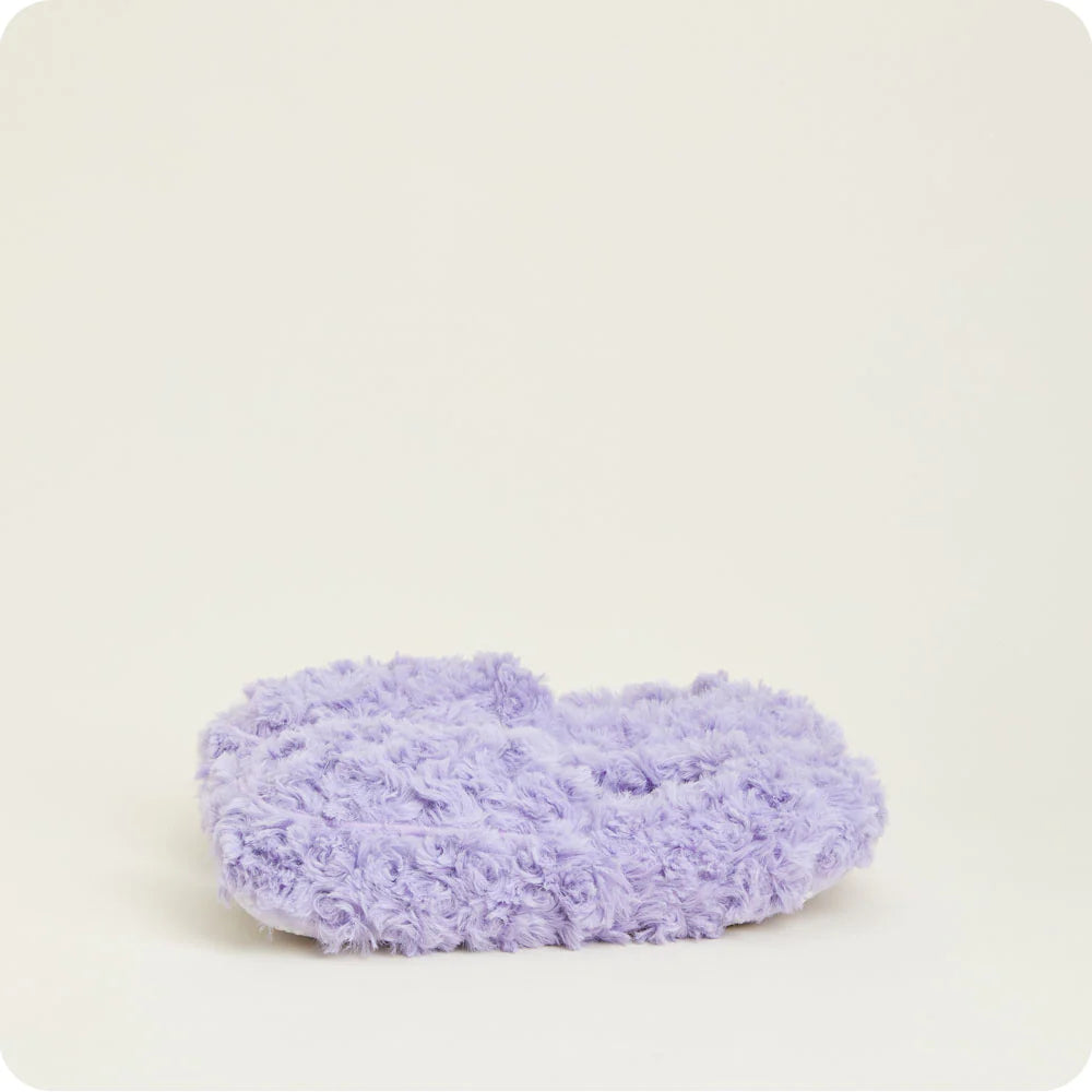 Curly Purple Warmies Slippers