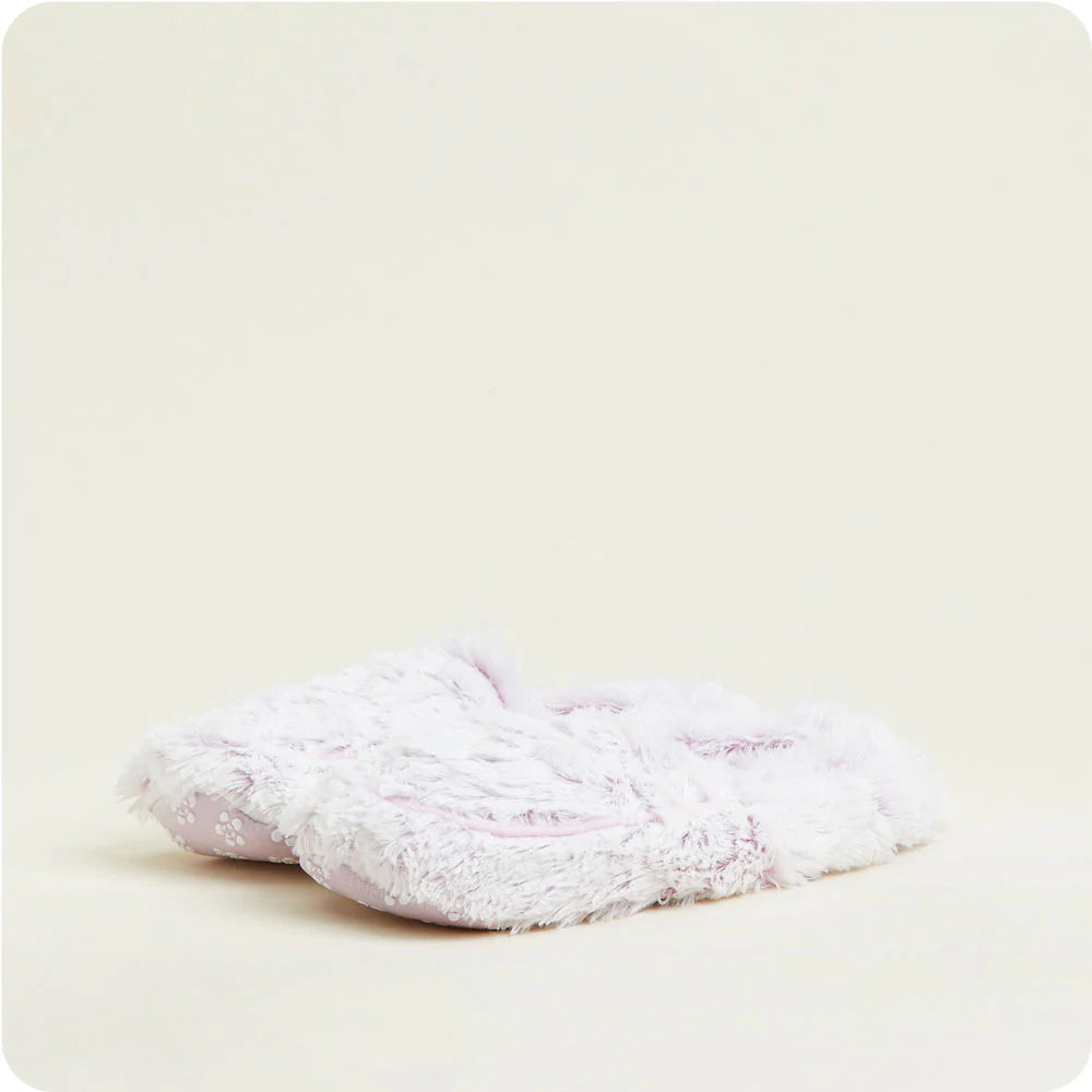 Marshmallow Lavender Warmies Slippers