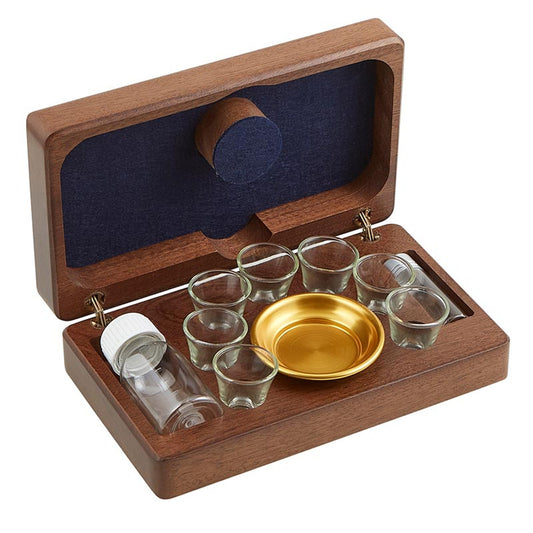 Wood Communion Set 7 Cup
