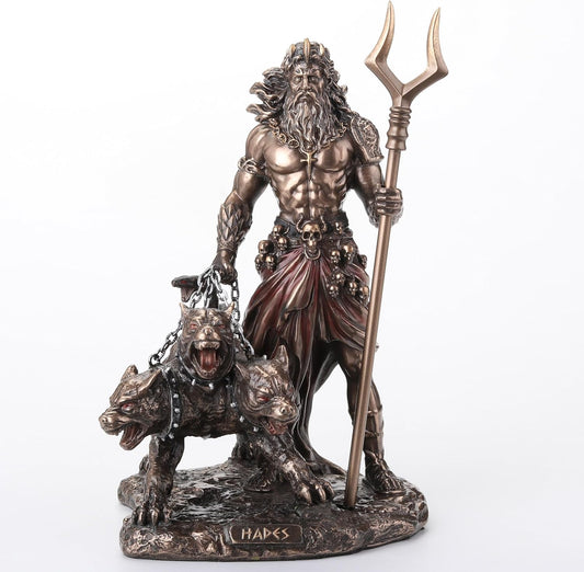 Hades Greek God Of The Underworld With Cerberus