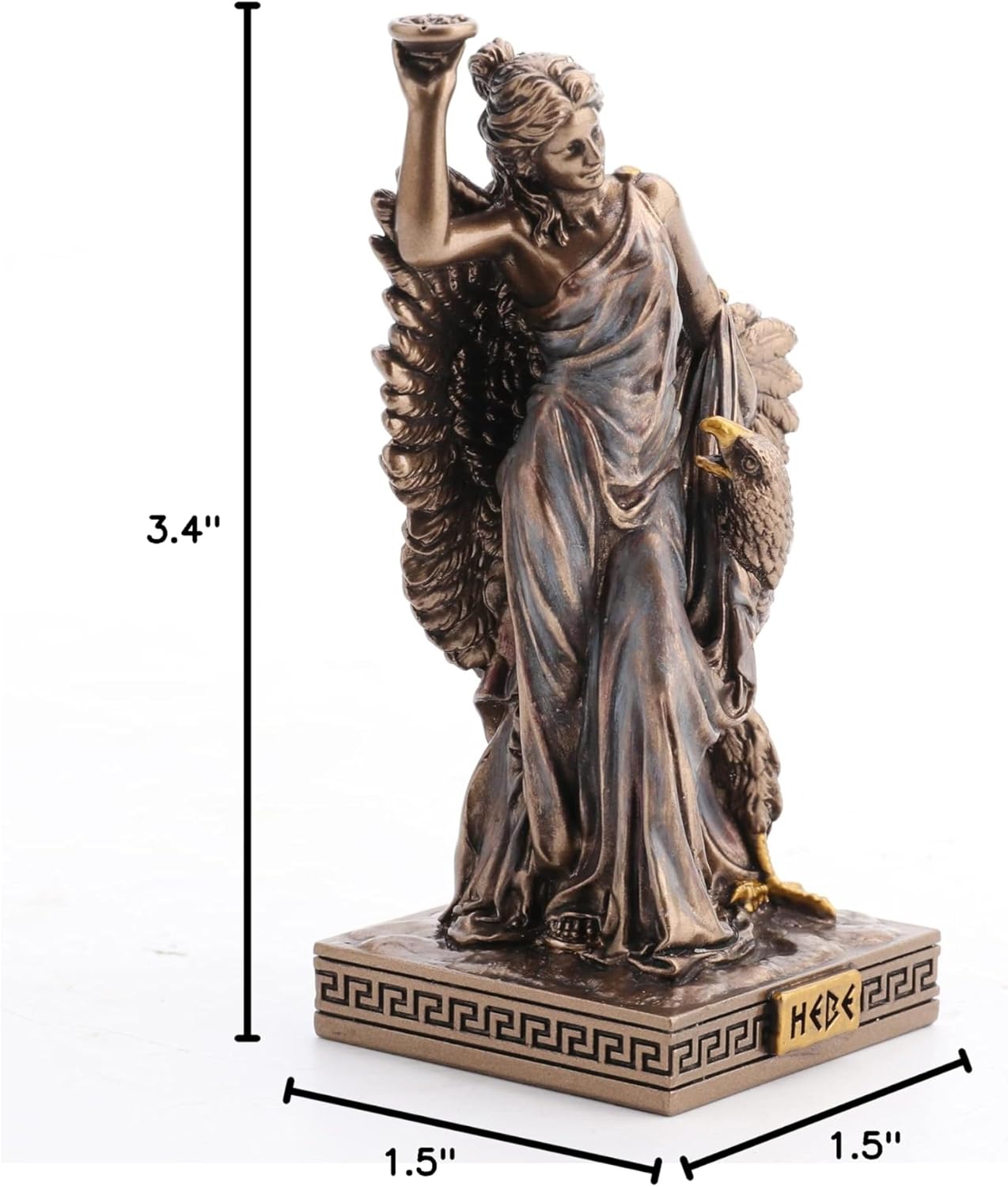 Hebe Greek Goddess 0f Youth Miniature Figurine