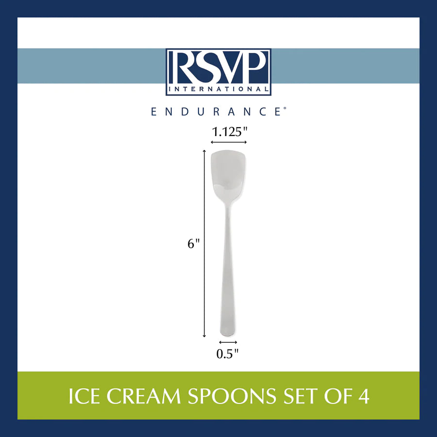 Endurance Ice Cream Spoons Set Of 4