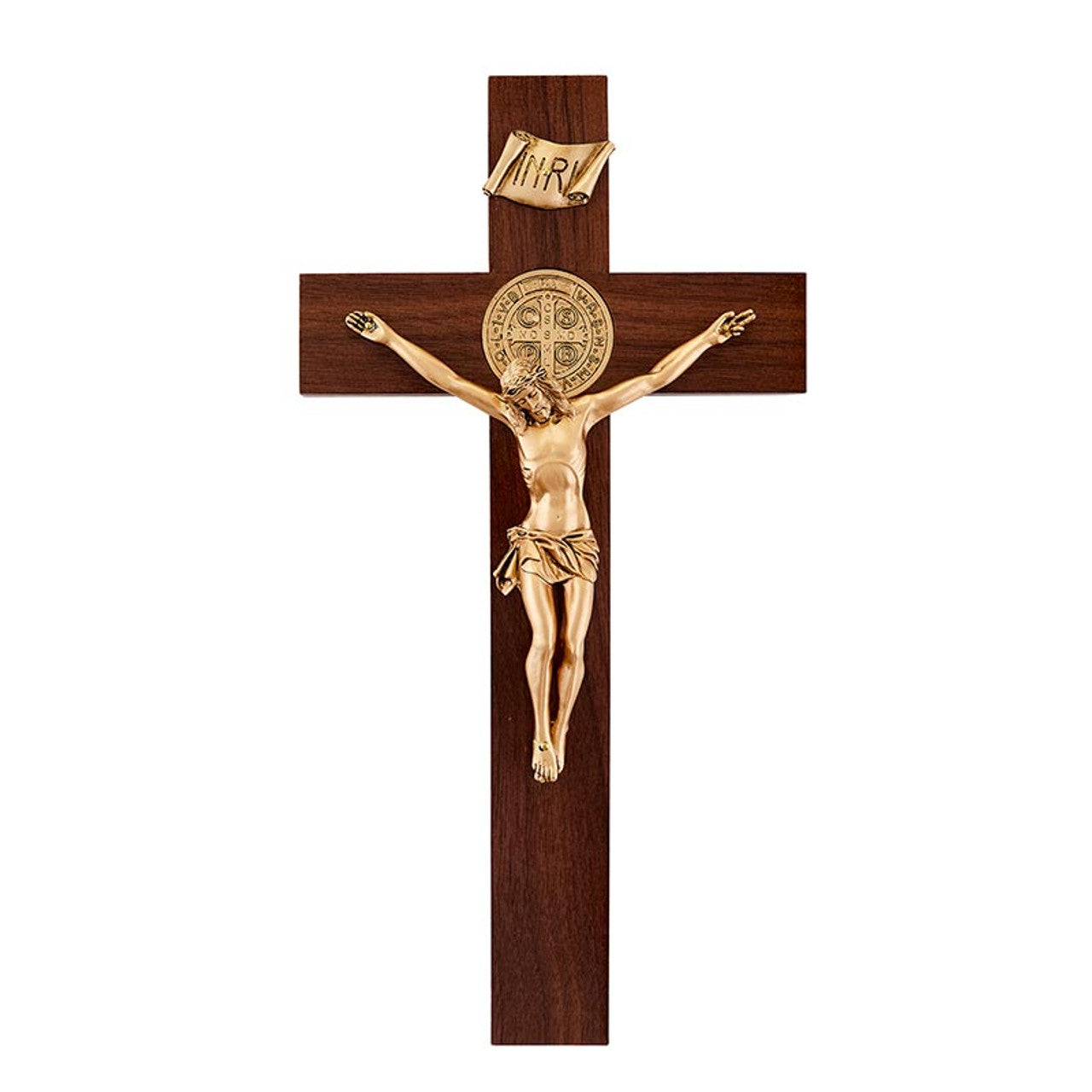 Saint Benedict Standing Crucifix