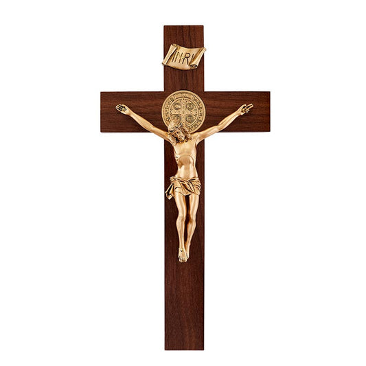 Saint Benedict Standing Crucifix