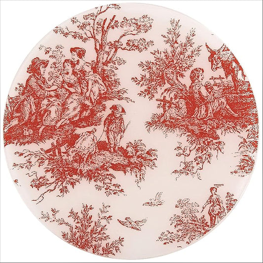 Red Toile Jar Opener