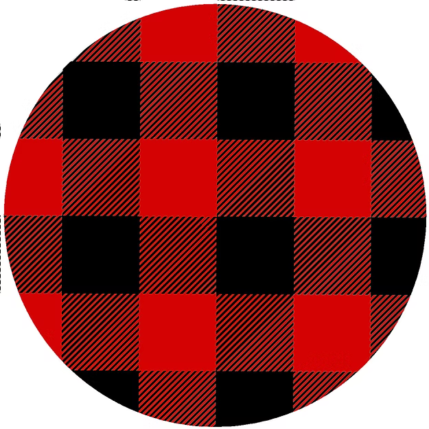 Black & Red Buffalo Plaid Jar Opener