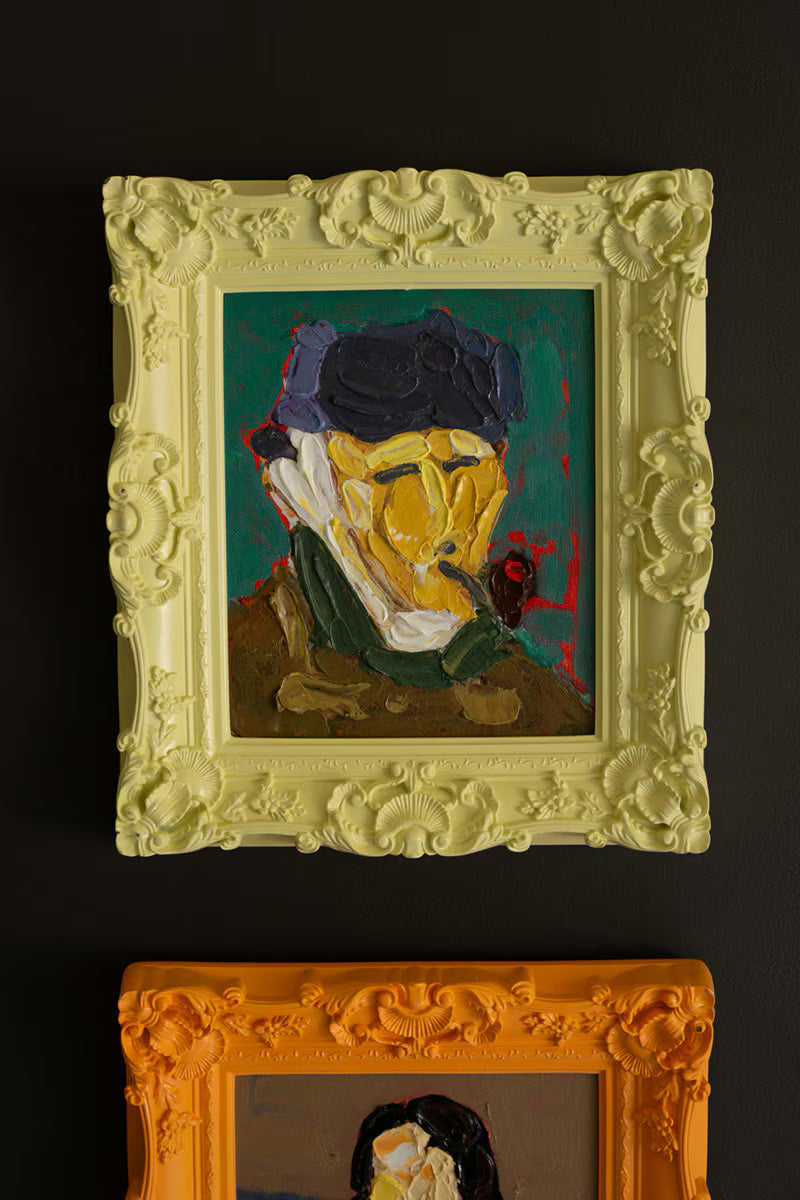 Set of 3 Framed Portrait Paintings