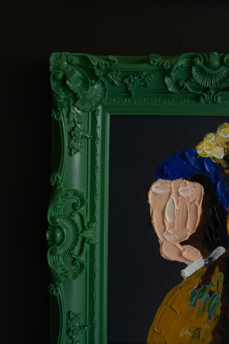 Set of 3 Framed Portrait Paintings