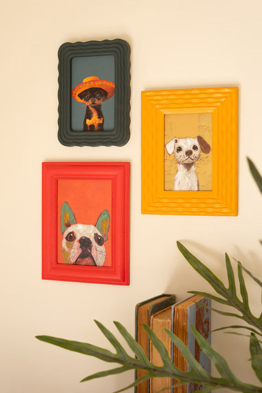 Set of 3 Dog Paintings