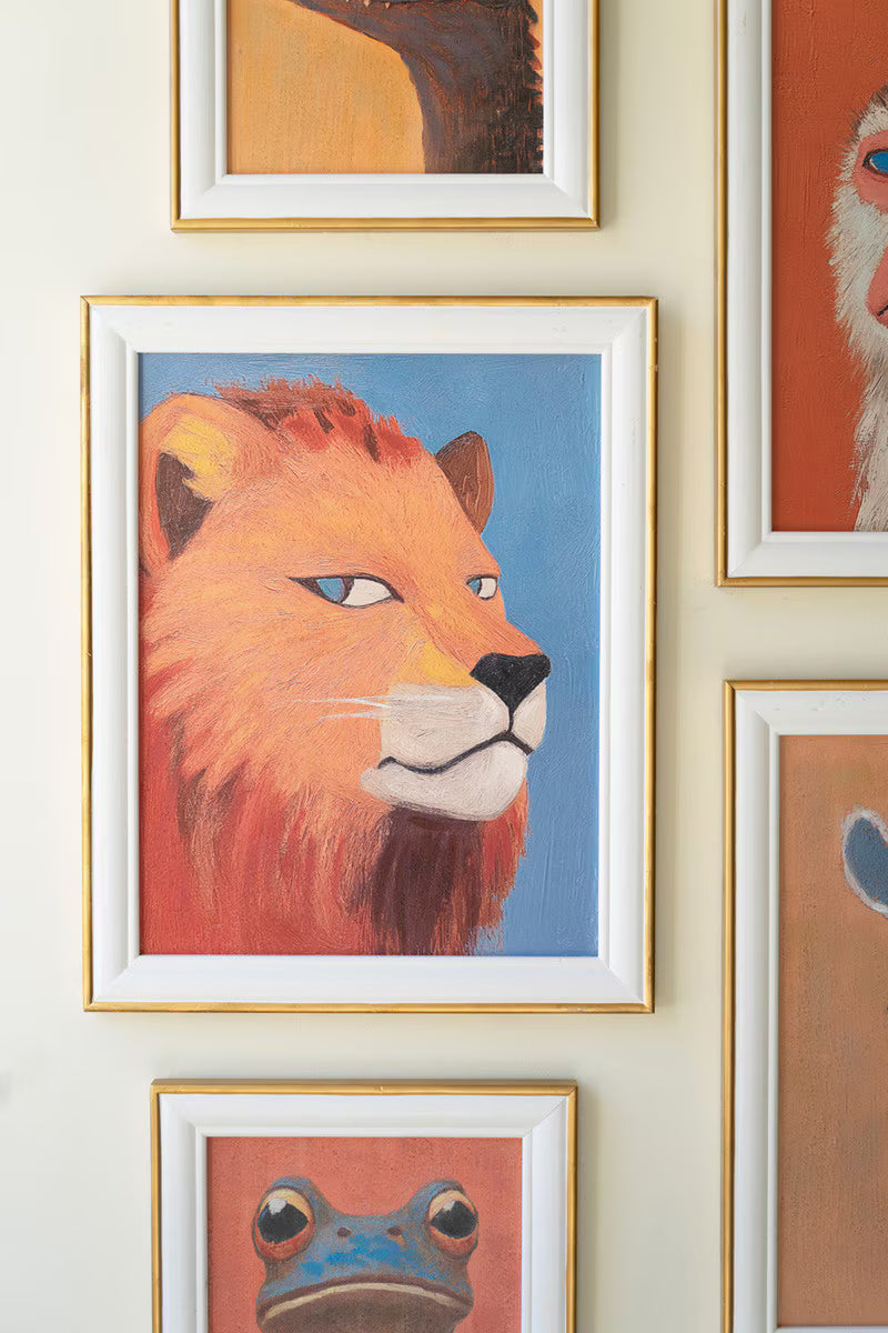Set of 5 Framed Animal Prints