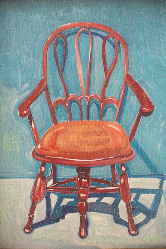 Set of 2 Framed Chair Paintings