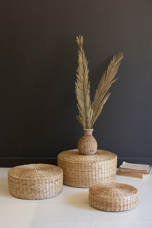 Set of 3 Tabletop Seagrass Risers