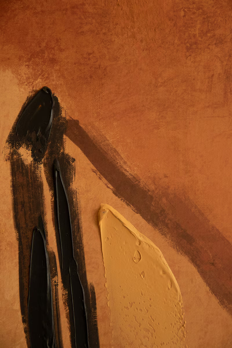 Framed Table and Chair Still-Life Painting