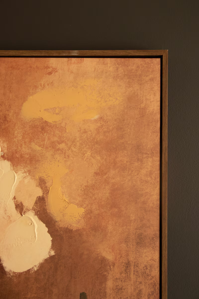 Framed Table and Chair Still-Life Painting