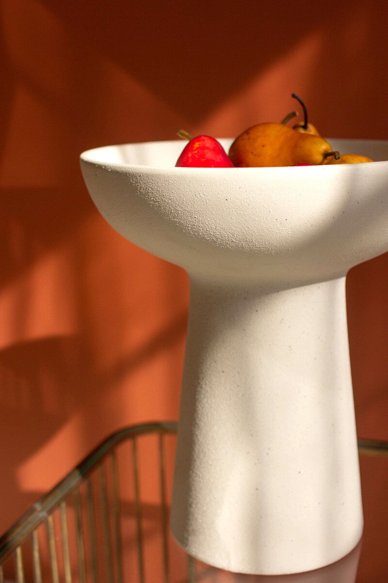 Tall Ceramic Compote